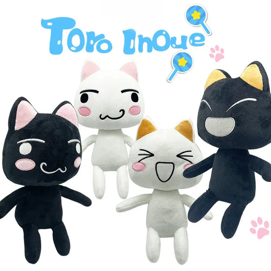 28cm Kawaii Toro Inoue The Cat Plush Toy Soft Anime Cartoon Animal