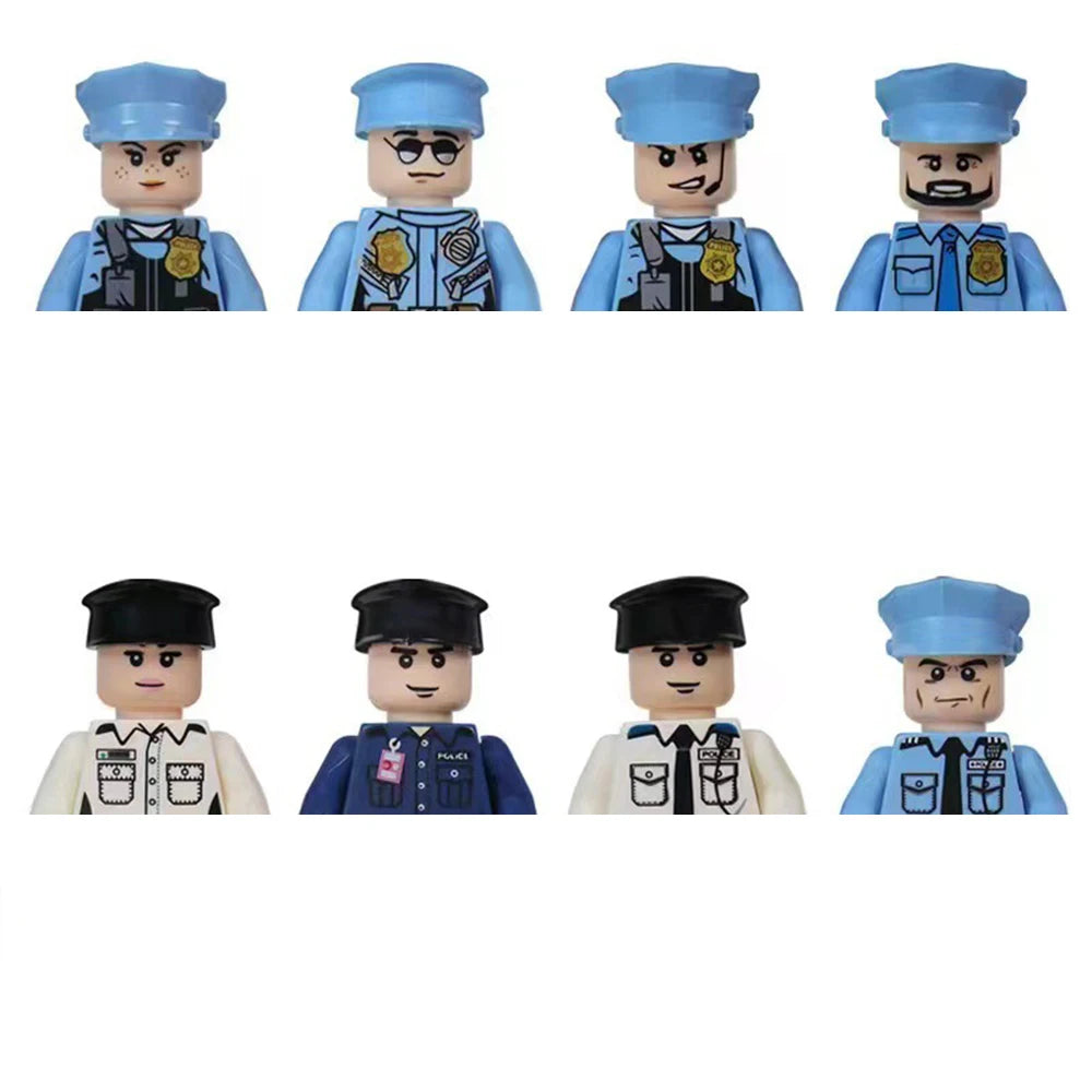 10/50 PCS Random Figures Building Block Mini City Movie Characters