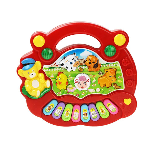 Baby Musical Toy with Animal Sound Kids Piano Keyboard Electric