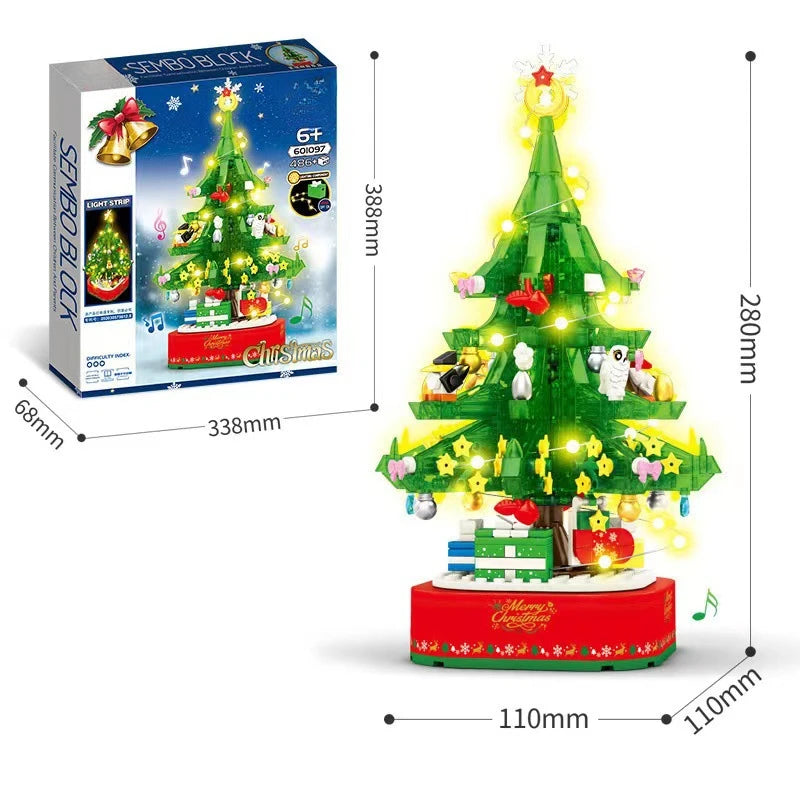 Christmas Building Block Series Toys New Year Gifts Christmas Tree