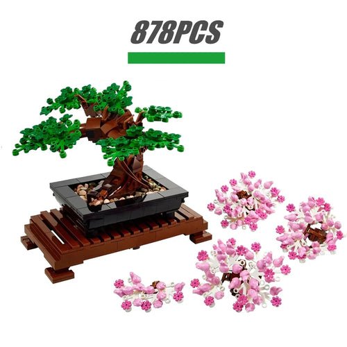 Aoger 10286 Fomantic Flower Bouquet Rose Orchid Building Block Bricks