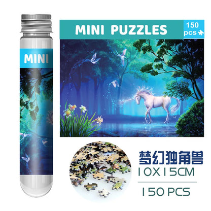 150pcs Mini Jigsaw Puzzles for Adults Micro Jigsaw Test Tube Tiny