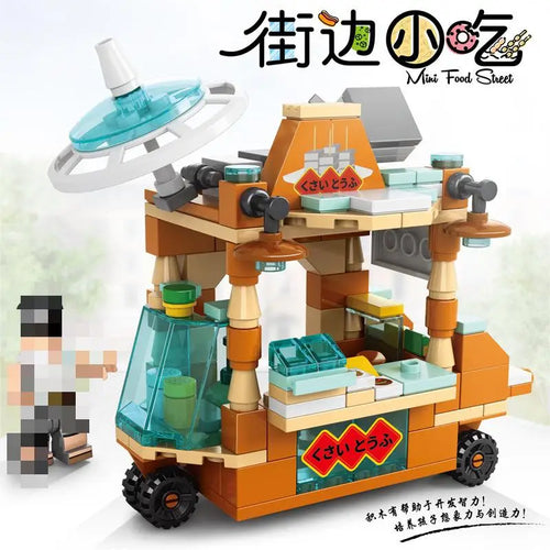 Snack cart Building Blocks Mini City Store Street View Snack Street