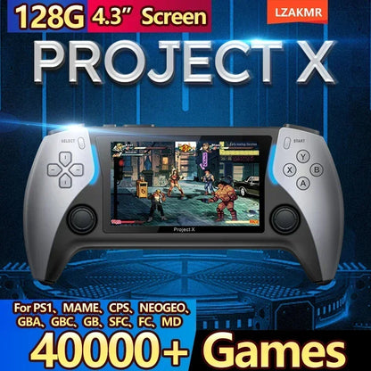 NEW Project X Portable Pocket Video Game Console 128G 40000+ Games