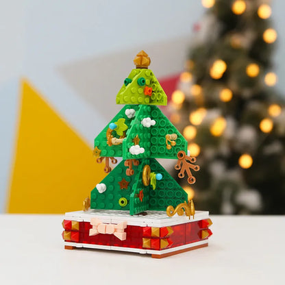 Merry Christmas Lighting Tree Building Blocks Bricks Creative Music