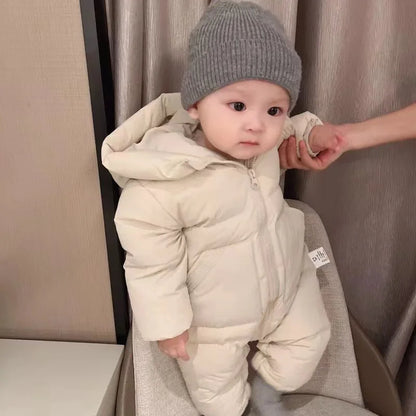 Newborn Baby Rompers Winter Coats Warm Baby Boys Costume Babie Girls