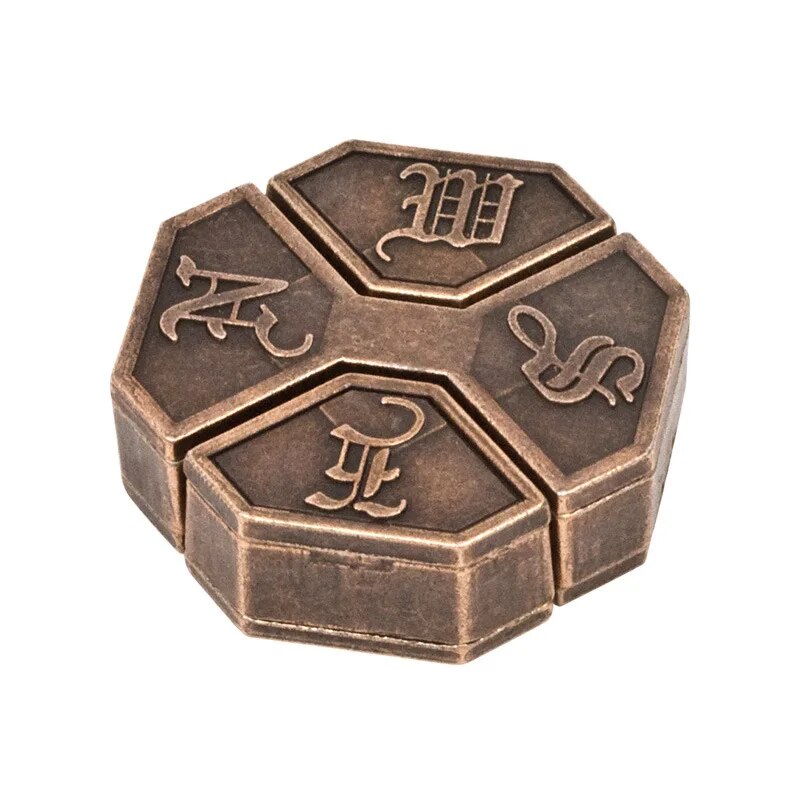 Classic IQ Metal Brain teaser Magic Baffling Puzzles Game Toys For