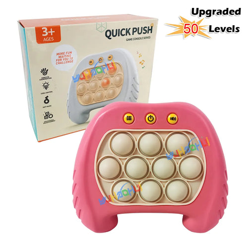 Quick Push Game Electronic Pop Light Fidget Toys for Kids Adult Anti