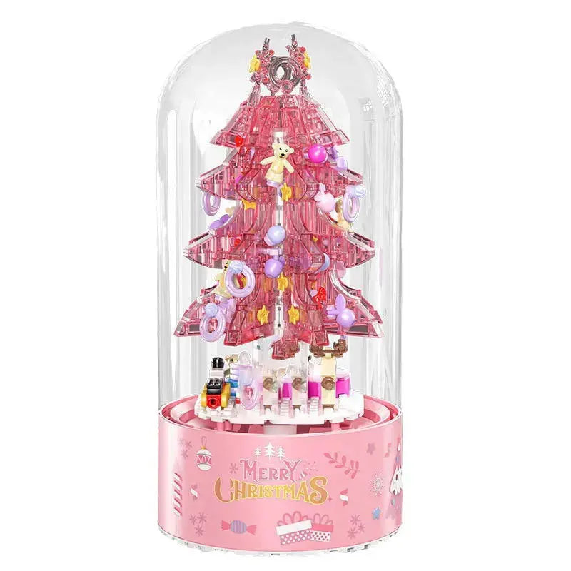 Christmas Tree Swirling Snowy to Music Box Z019 Compatible with Lego