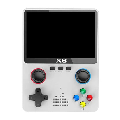 QZT X6 Game Console 3.5Inch IPS Screen Handheld Game Player Dual