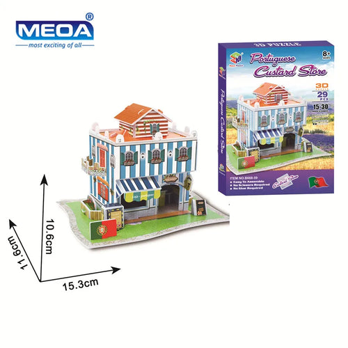 40 Style World Famous Architecture Building 3D Puzzle Model