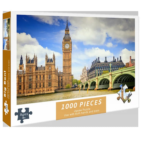 Jigsaw Puzzle 1000 Pieces Puzzle Game paper Assembling cartoon