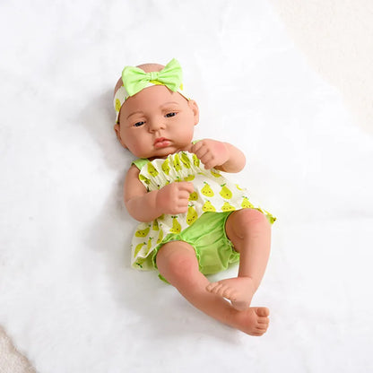 16inch Full Body Silicone Bebe Reborn Doll Soft Dolls Lifelike Baby