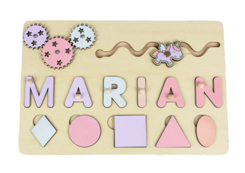 Personalized Name Puzzle for Kids Personalized Selection of Wooden