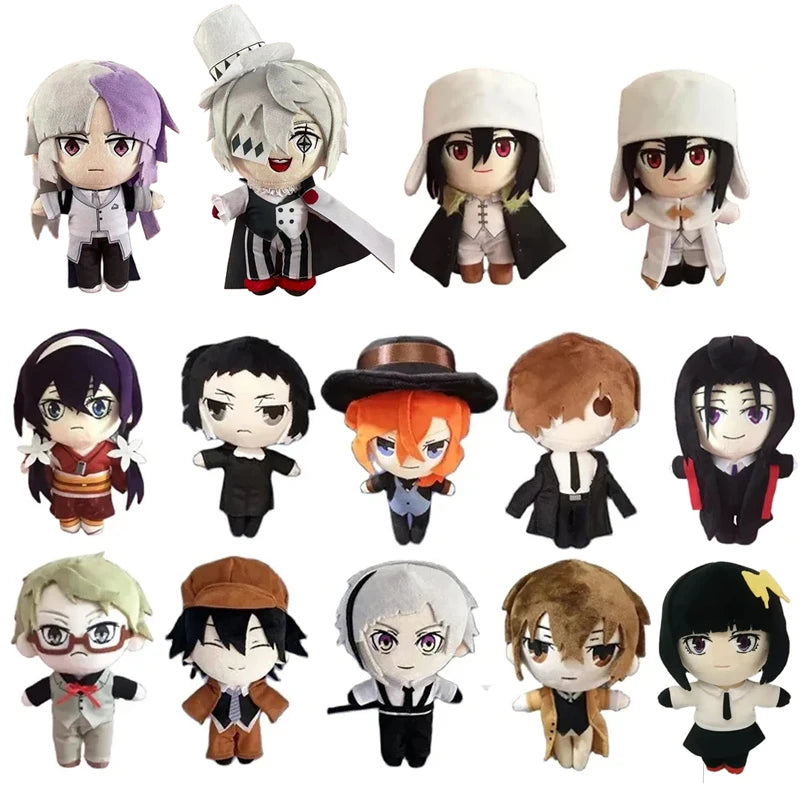 20cm Bungo Stray Dogs Plush Fyodor Dostoyevsky Edogawa Rampo Doll Toy