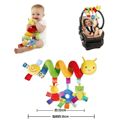 Baby Crib Hanging Rattles Toys Car Seat Toy Soft Mobiles Stroller Crib