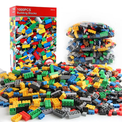 1000 DIY creative building blocks bulk set Urban Classic building