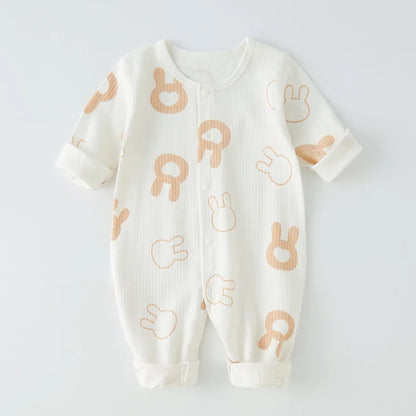 Newborn Baby Romper Autumn New 100% Cotton Girl Boy 0-9M Cute Spring