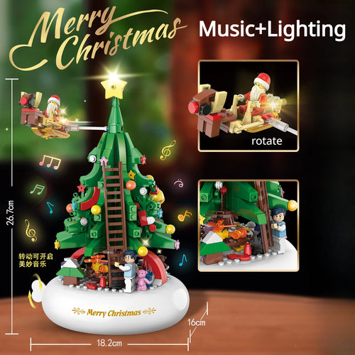 Christmas Building Block Series Toys New Year Gifts Christmas Tree