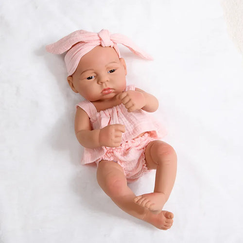 16inch Full Body Silicone Bebe Reborn Doll Soft Dolls Lifelike Baby