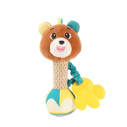 Baby Rattles Soft Stuffed Animal Rattle Hand Grip Baby Toys Shaker