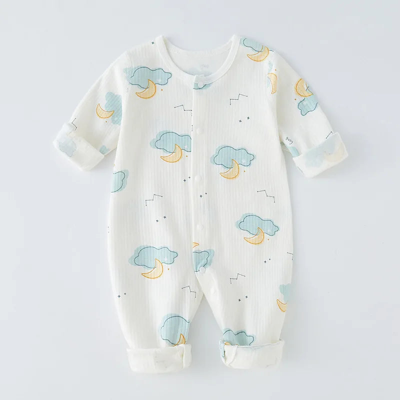 Newborn Baby Romper Autumn New 100% Cotton Girl Boy 0-9M Cute Spring