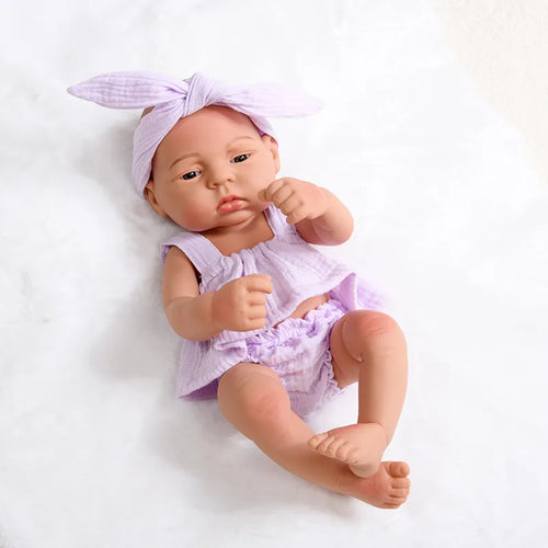 16inch Full Body Silicone Bebe Reborn Doll Soft Dolls Lifelike Baby