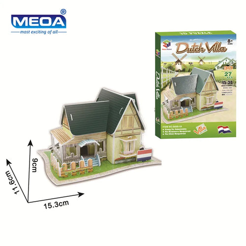 40 Style World Famous Architecture Building 3D Puzzle Model