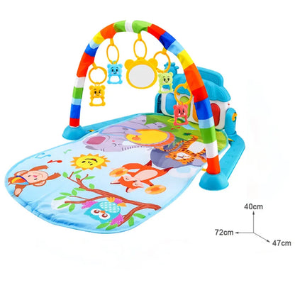 Musical Baby Activity Gym Rack Play Mat Kid Rug Puzzle Mat Carpet