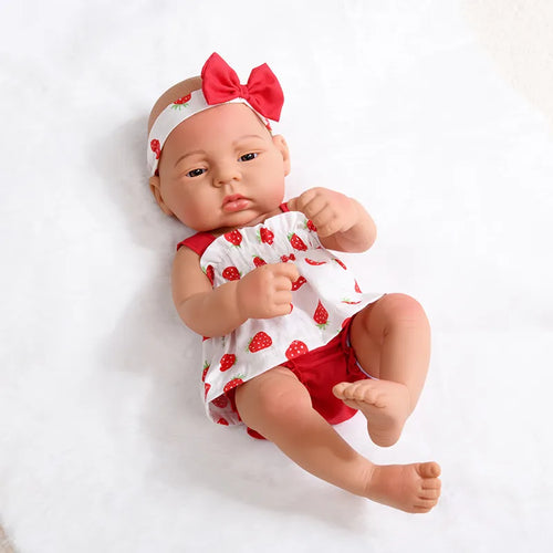 16inch Full Body Silicone Bebe Reborn Doll Soft Dolls Lifelike Baby