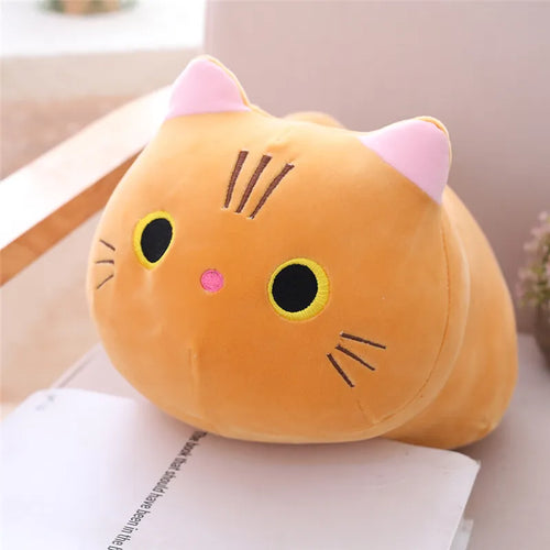 25CM Little Size Soft Animal Cartoon Pillow Cute Cat Plush Toy Stuffed