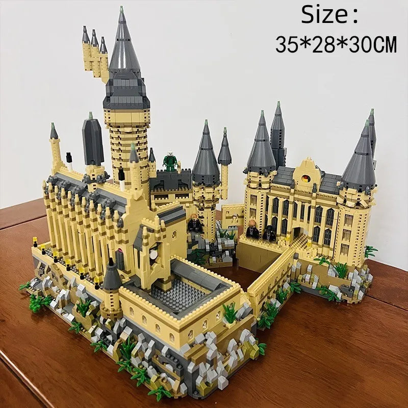 Micro Bricks City Creative Medieval Magic Castle Series School