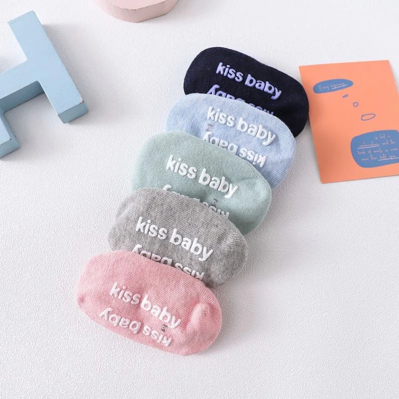 Baby Toddlers Home Floor Non-slip Dispensing Socks Cartoon Doll Cotton