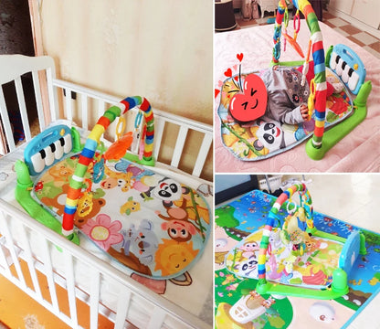 Musical Baby Activity Gym Rack Play Mat Kid Rug Puzzle Mat Carpet