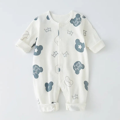 Newborn Baby Romper Autumn New 100% Cotton Girl Boy 0-9M Cute Spring