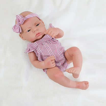 16inch Full Body Silicone Bebe Reborn Doll Soft Dolls Lifelike Baby