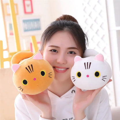 25CM Little Size Soft Animal Cartoon Pillow Cute Cat Plush Toy Stuffed