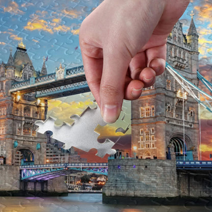 1000 Pieces London Bridge Jigsaw Puzzles, Adults Teens Kids Toys Gift