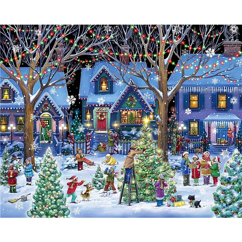 1000 Piece Puzzle Merry Christmas Gifts Large Jigsaw Puzzle For Adult