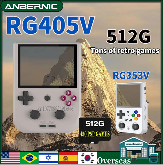 ANBERNIC RG353V RG405V Handheld Game Console Android 11 Open Source