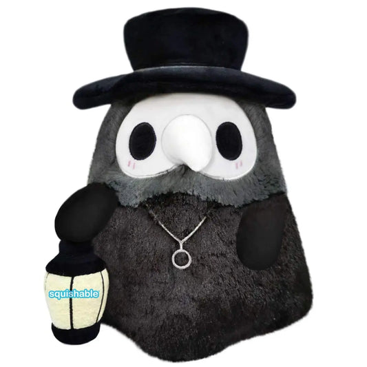 Cartoon Character Bird Mouth Doctor Plush Doll, Crow Nurse Luminous