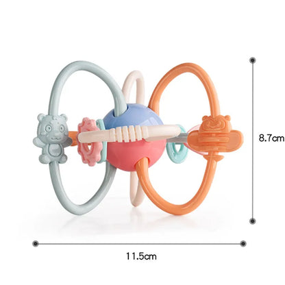 Baby Toys 0 12 Months Rotating Rattle Ball Grasping Activity Baby