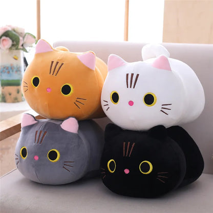 25CM Little Size Soft Animal Cartoon Pillow Cute Cat Plush Toy Stuffed