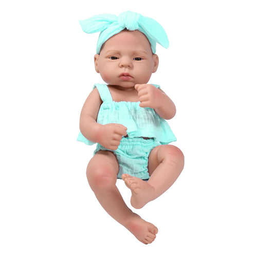 16inch Full Body Silicone Bebe Reborn Doll Soft Dolls Lifelike Baby