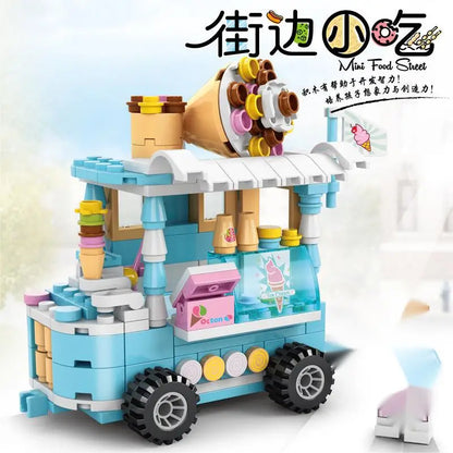 Snack cart Building Blocks Mini City Store Street View Snack Street