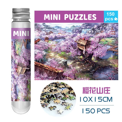 150pcs Mini Jigsaw Puzzles for Adults Micro Jigsaw Test Tube Tiny