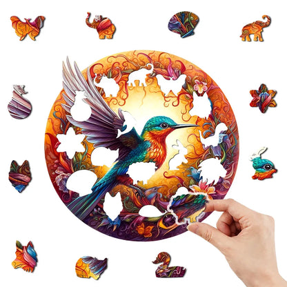 Bird Wood Puzzle Personalized Adult Irregular Shape Puzzle Children's