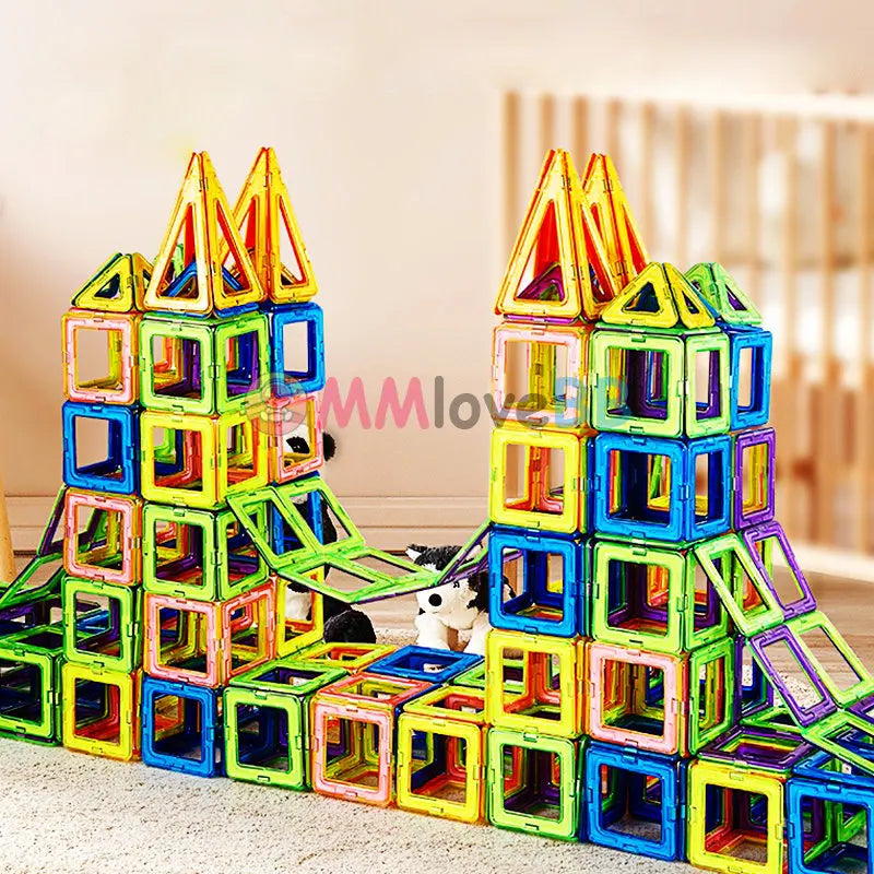 Magnets Toys for Kids Big Size Plus Magnetic Blocks for Children