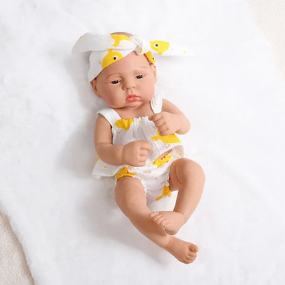 16inch Full Body Silicone Bebe Reborn Doll Soft Dolls Lifelike Baby