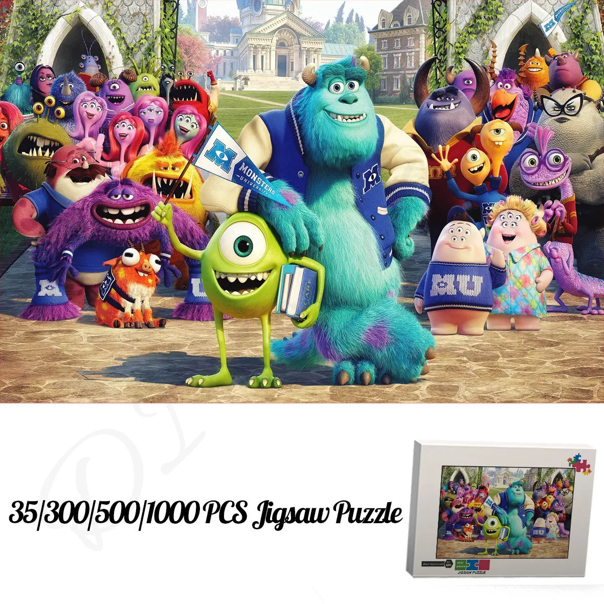 Monsters University Puzzles for Kids and Adults Disney Classic Cartoon